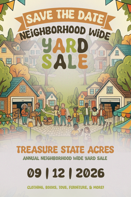 09/12/2026 Neighborhood Wide Yard Sale